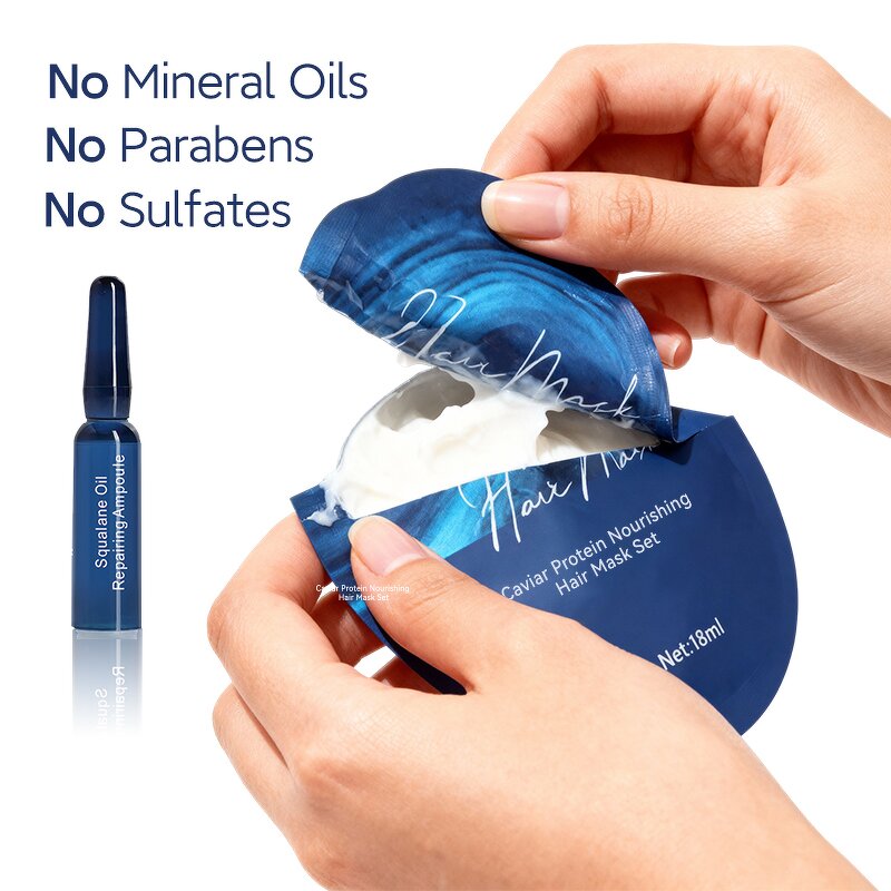 Hair Mask Set Manufacturer - Top Selling Caviar Repair Nourishes Hydrates Private Label