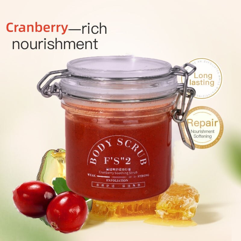 Body Scrub Manufacturer - Nourishing Exfoliating Polishing Deep Cleansing Cranberry Soothing