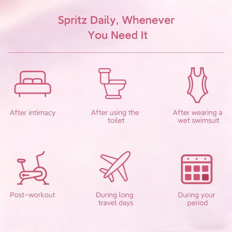 Feminine Yoni Mist Manufacturer - Natural Plant Based Rose Prebiotic No-Rinse Eliminates Odor