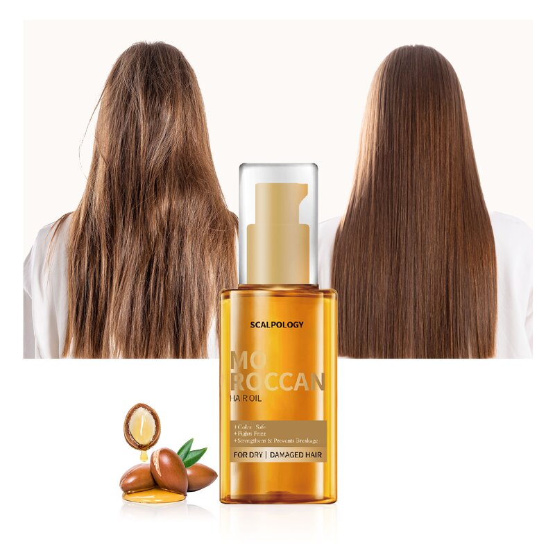Argan Hair Oil Manufacturer - Anti-Frizz Serum Nourishing Repairing for Effortless Smoothness
