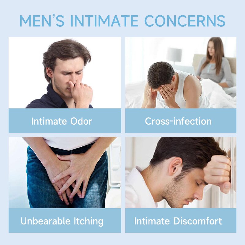 Men Intimate Wash Manufacturer - pH Balance Odor Control Fragrance Free Cleanse Probiotics Mousse