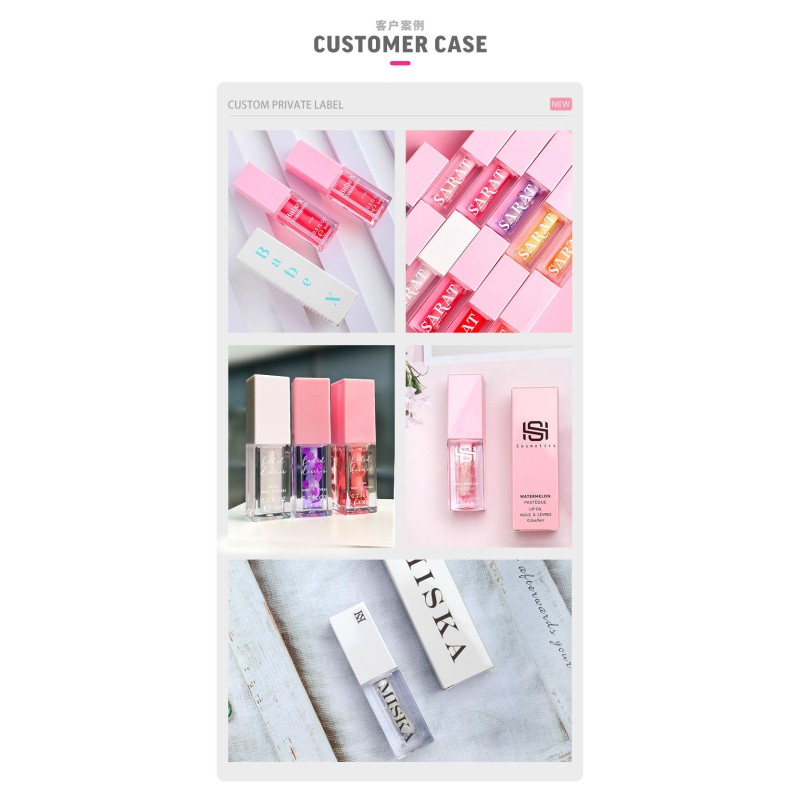 Lip Gloss Manufacturer - OEM Vegan Hydrating Natural Organic Lip Tint Oil