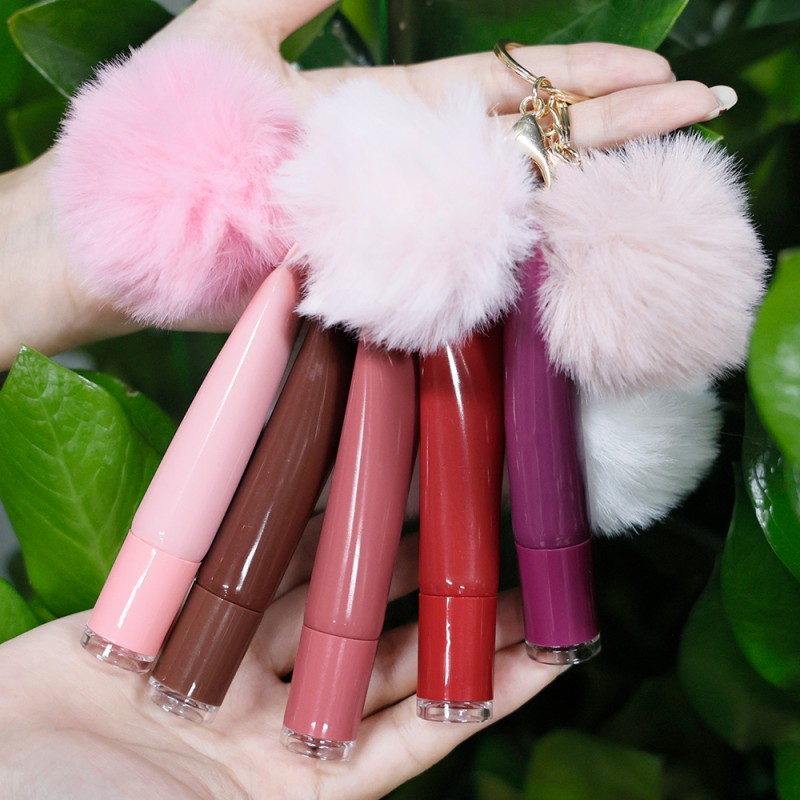 Lip Gloss Tubes Manufacturer - OEM New Arrivals Squeeze Tube Liptint Keychain