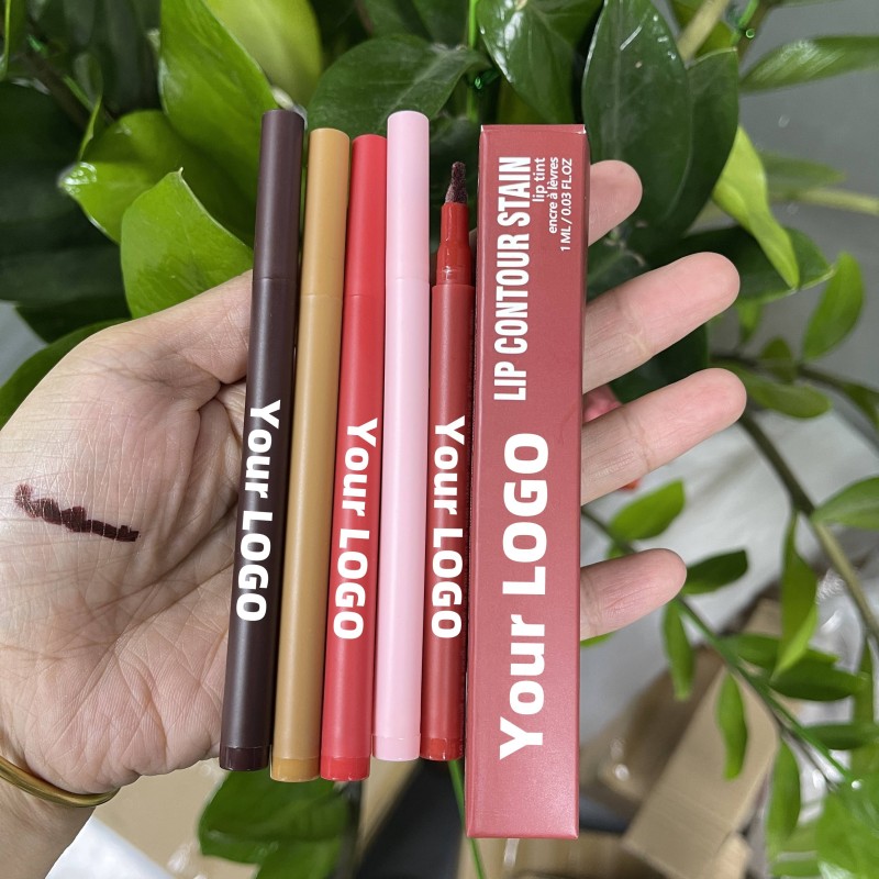 Liquid Lipliner Supplier - OEM 8 Colors High Pigment Waterproof Lip Stain