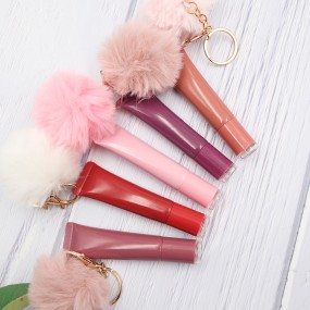 Lip Gloss Tubes Manufacturer - OEM New Arrivals Squeeze Tube Liptint Keychain