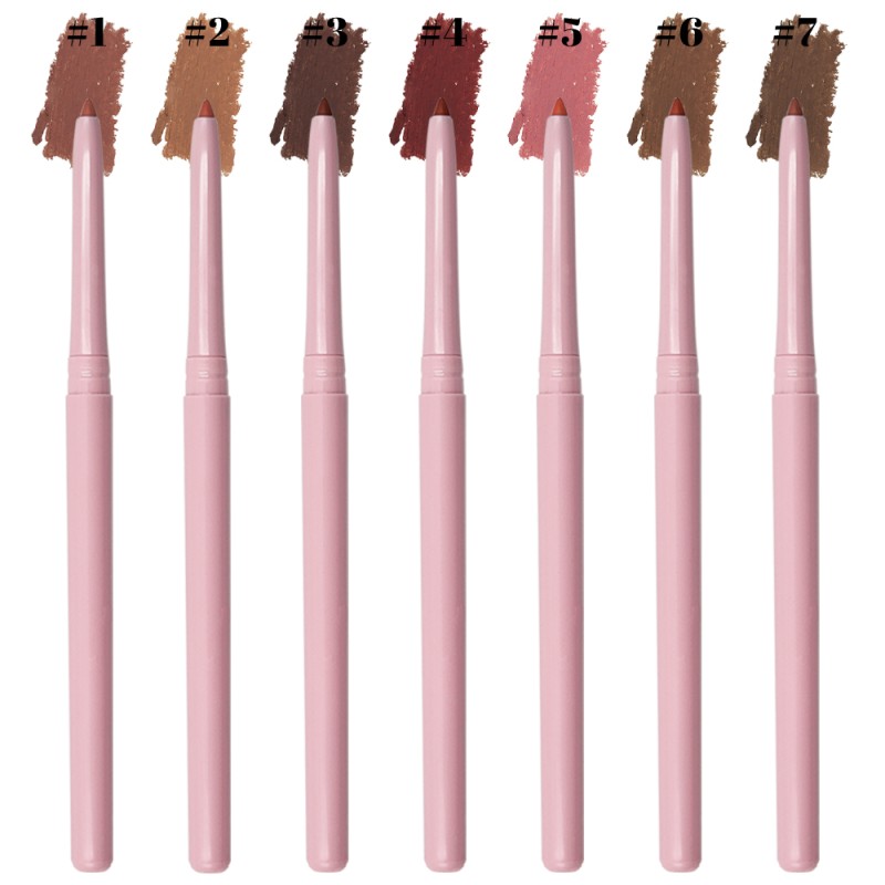 Lip Liner Manufacturer - OEM 22 Color Matte Waterproof Twist Non Sticky