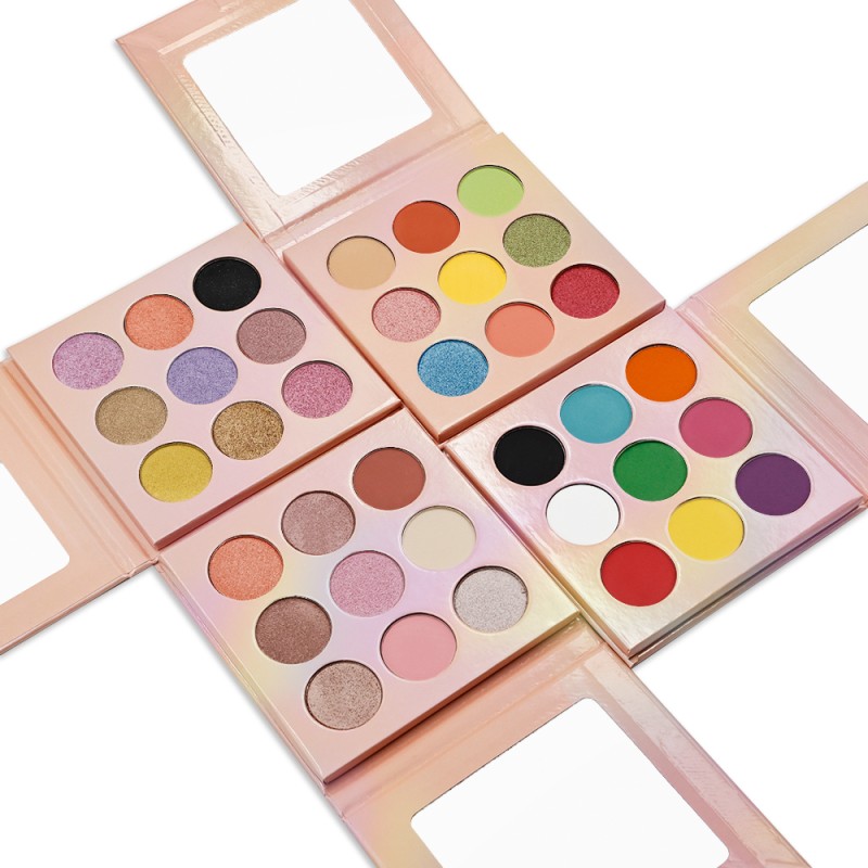 Eyeshadow Palette Manufacturer - OEM Factory Price 9 Hole Matte Shimmer Smooth
