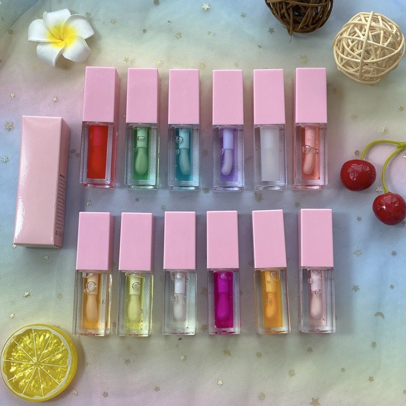 Lip Plumping Oil Manufacturer - Wholesale 30 Colors Transparent Fruit Nourishing