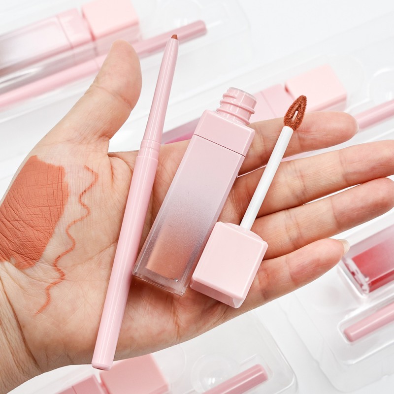 Lip Kit Supplier - OEM Custom Logo Vegan Waterproof Matte Lip Set