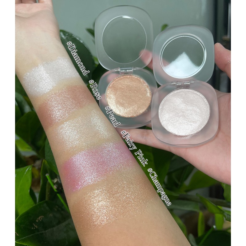 Highlighter Powder Factory - OEM Body Face Cream Diamond Glow Pressed Powder