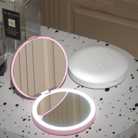 Pocket Mirror Supplier - OEM High Quality Manufacturer LED Travel Mirror