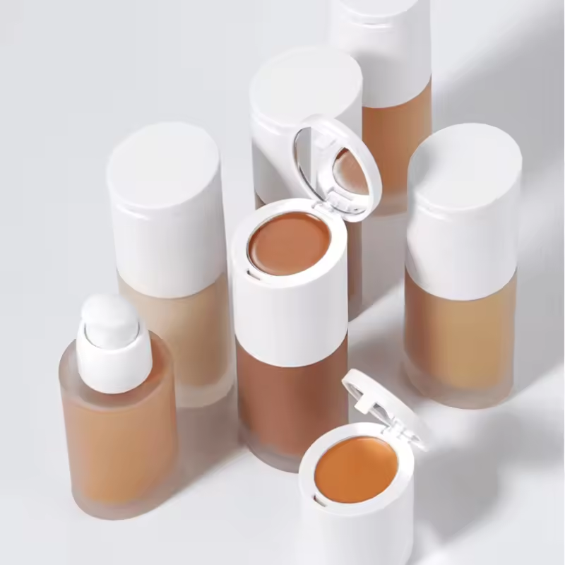 Liquid Foundation Supplier - OEM Full Coverage 2 in 1 Concealer Foundation