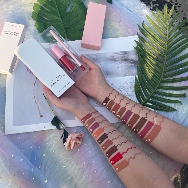 Lip Liner Set Manufacturer - OEM 18 Colors Waterproof Matte Long Lasting Set