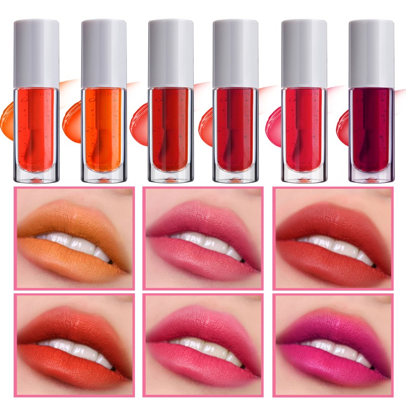 Lip Tint Gel Factory - OEM 7 Colors Waterproof Non Stick Matte Lipstick