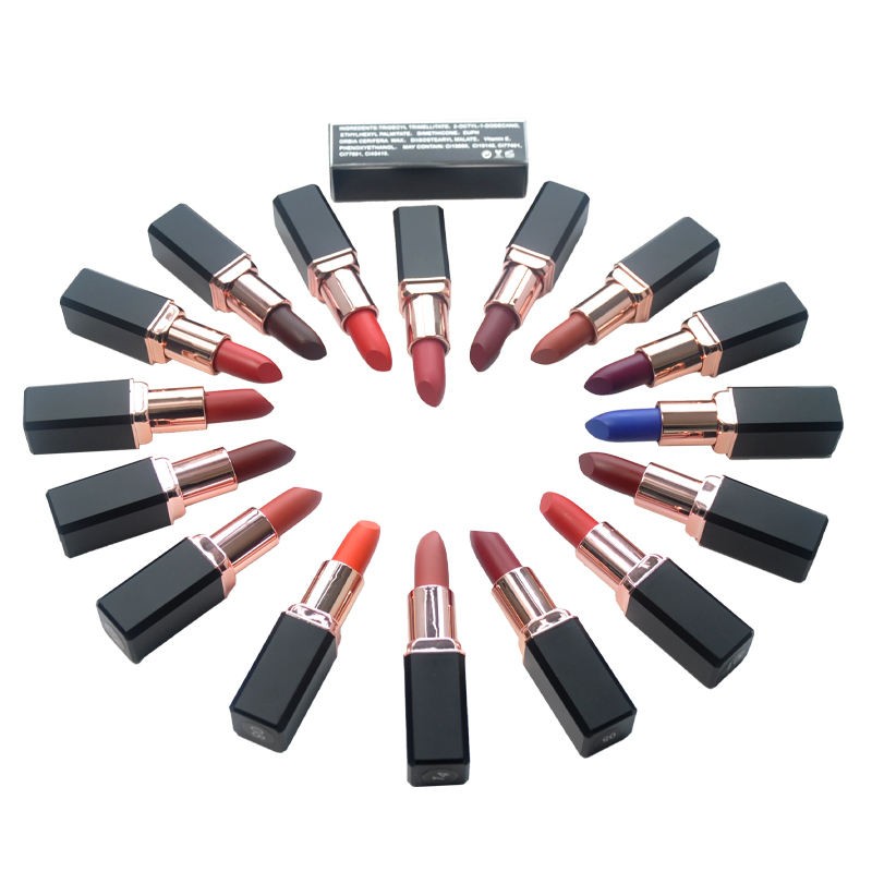 Solid Lipstick Manufacturer - OEM Hot Selling 21 Colors Waterproof Matte
