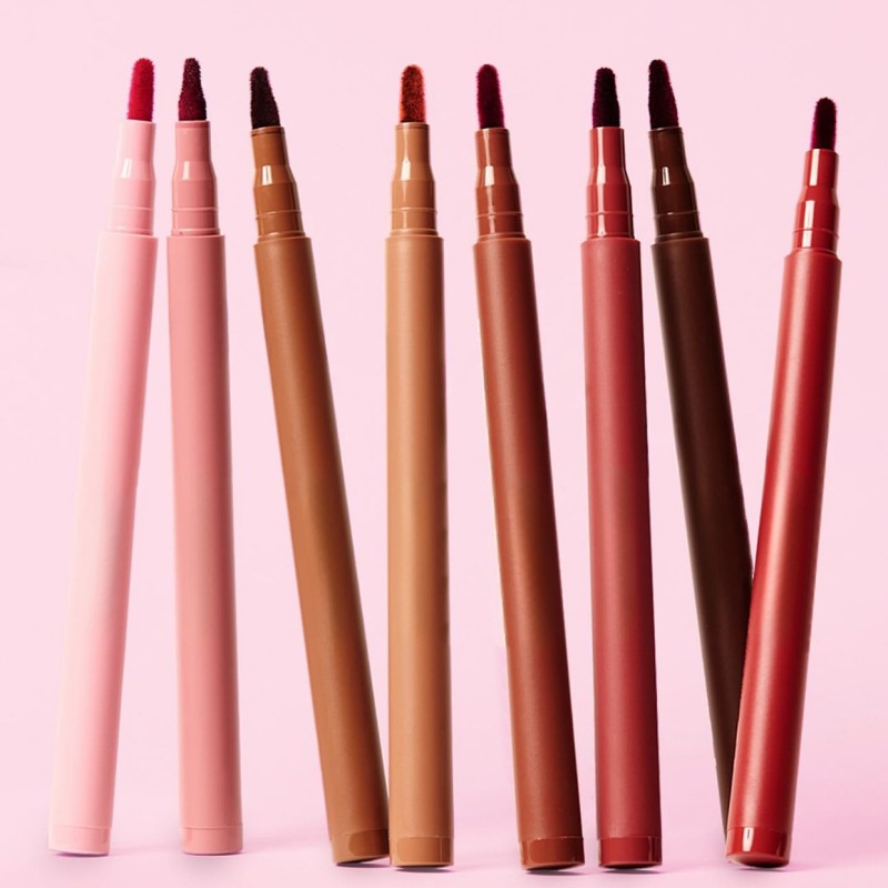 Liquid Lipliner Supplier - OEM 8 Colors High Pigment Waterproof Lip Stain