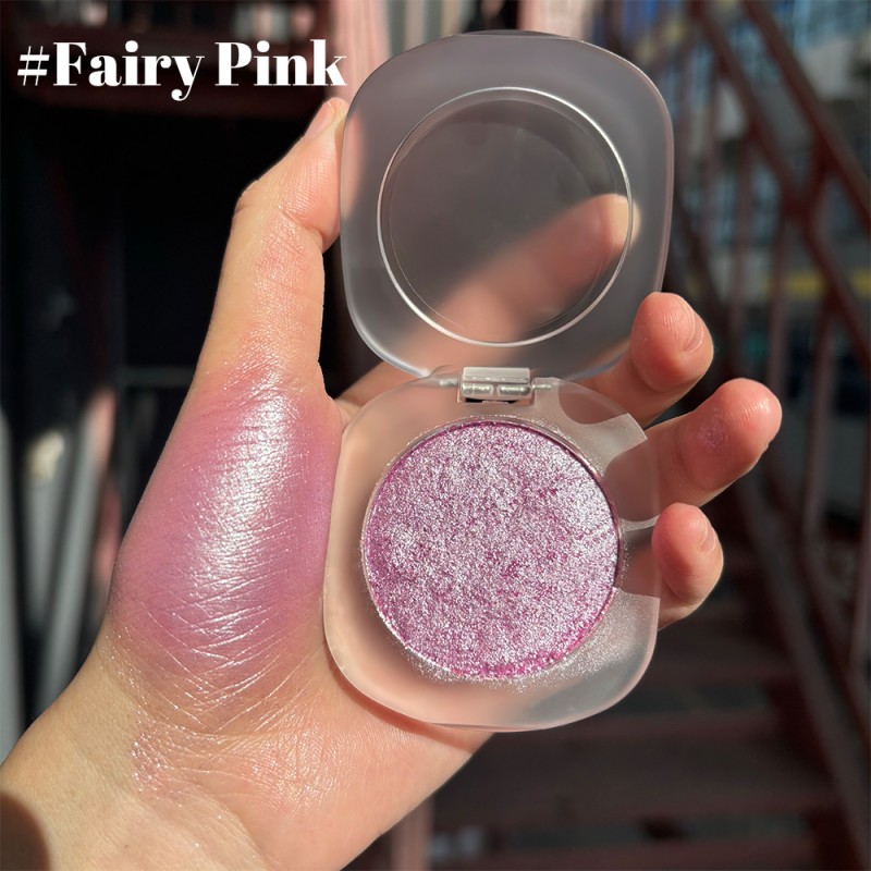 Highlighter Pallet Supplier - OEM Vegan Single Color Diamond Glow Pressed