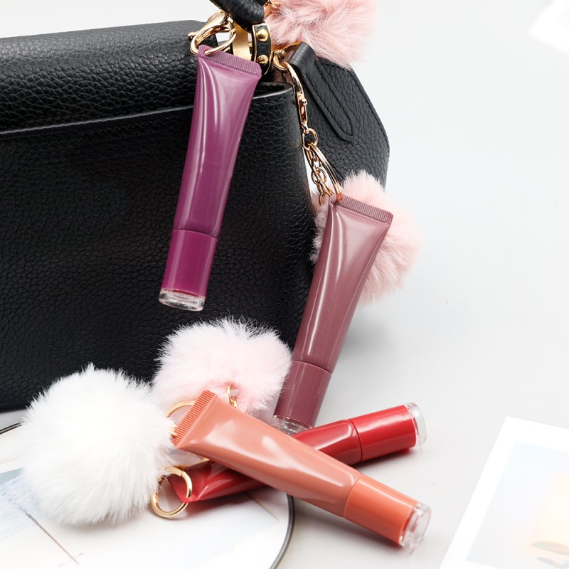 Lip Gloss Tubes Factory - OEM How Selling Squeeze Tube Liptint Keychain