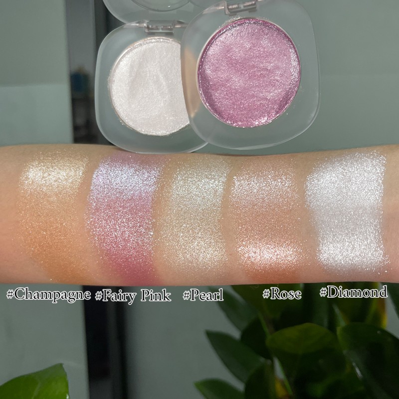 Face Powder Factory - Wholesale Vegan Shimmer Pressed Makeup Highlighter