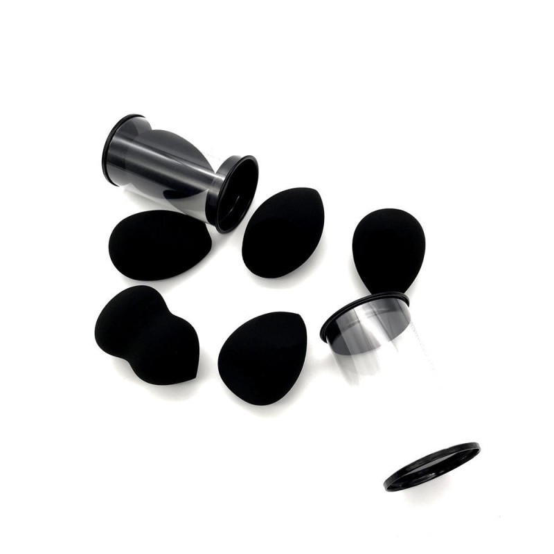 Beauty Sponge Factory - HOT Selling Black Egg Horse Mouth Tube Box