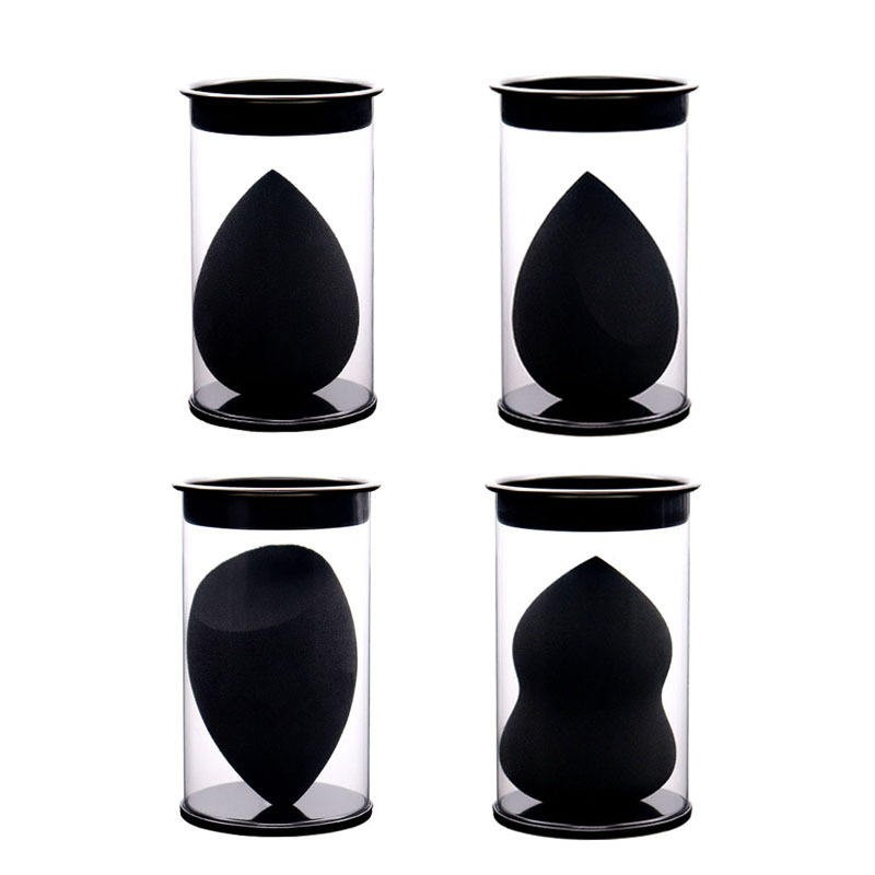 Beauty Sponge Factory - HOT Selling Black Egg Horse Mouth Tube Box