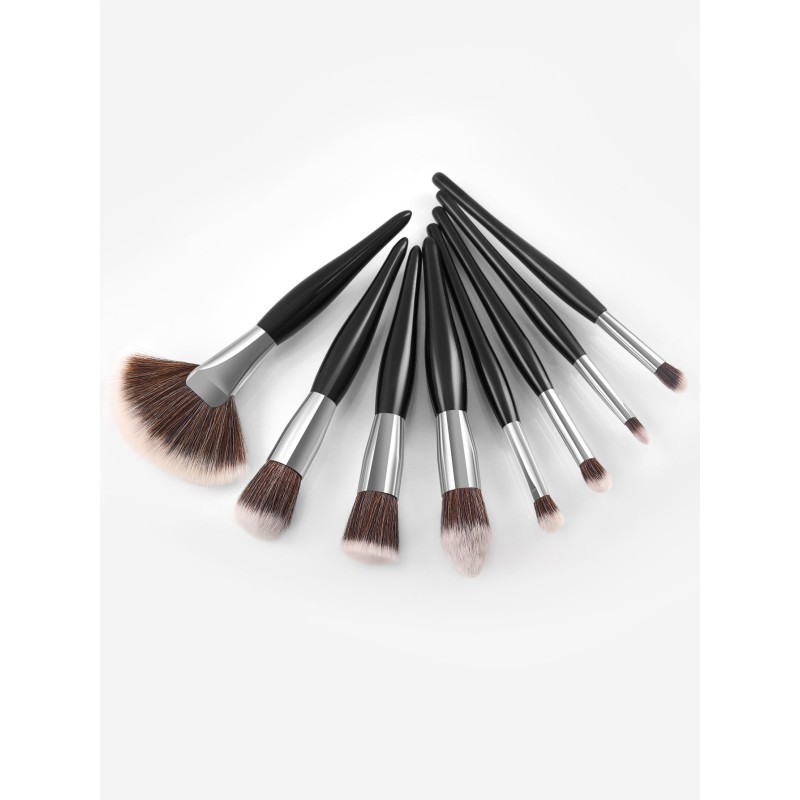 Makeup Brush Set Manufacturer - OEM 8 Brush Set Eyeshadow Lip Contour Portable