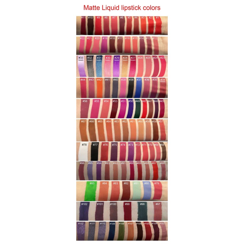 Matte Lipstick Manufacturer - OEM Colorful Long Lasting Vegan Waterproof Lip