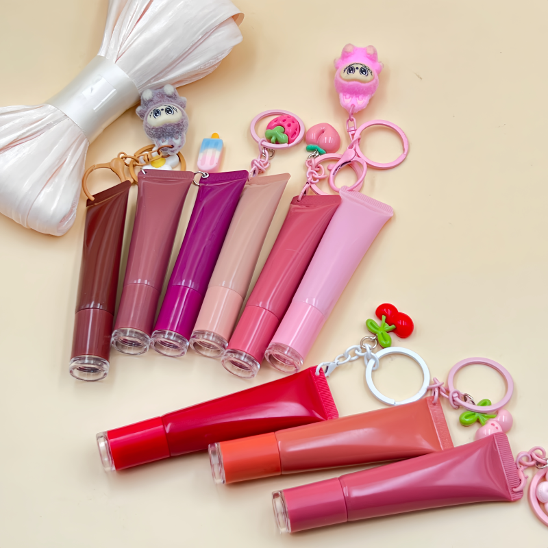 Lip Gloss Charm Factory - OEM Creamy Finish Vegan Lip Gloss Keychain