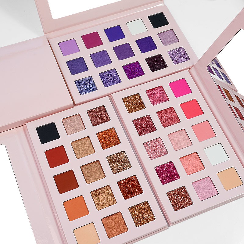 Eyeshadow Pallet Manufacturer - OEM 15 Hole Custom Brand Matte Shimmer Glitter