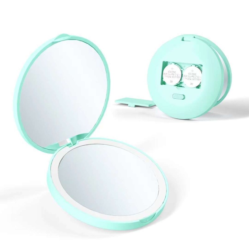 Pocket Mirror Supplier - OEM Double Side Circle Compact Portable Handbag