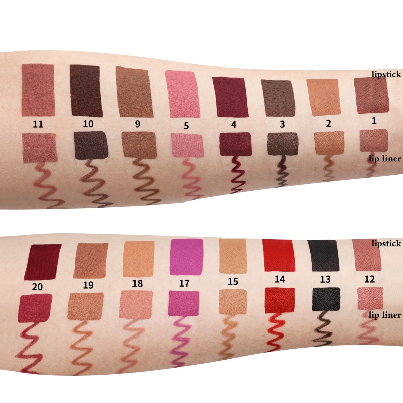 Lip Kit Manufacturer - OEM 16 Color Waterproof Non-Sticky Lipliner Set