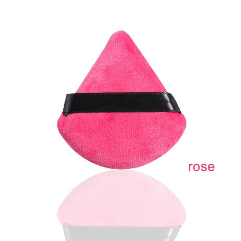 Powder Puff Manufacturer - OEM Custom Logo Triangle Loose Powder Sponge