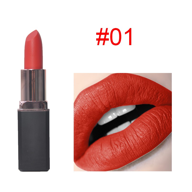 Matte Lipstick Factory - Wholesale Custom No Logo Blue Red Waterproof Lip