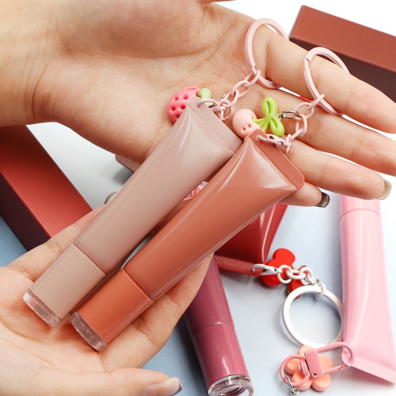 Lip Gloss Charm Factory - OEM Creamy Finish Vegan Lip Gloss Keychain