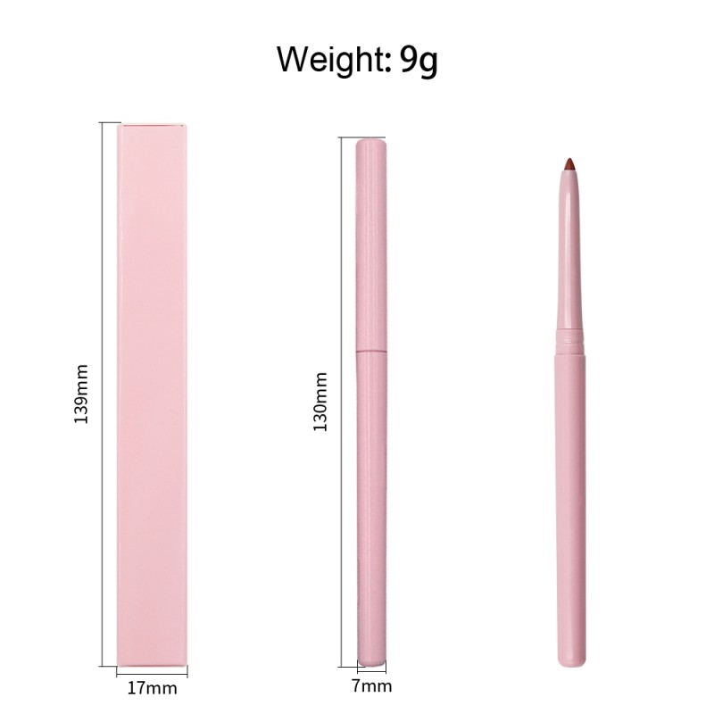 Lip Liner Manufacturer - OEM 22 Color Matte Waterproof Twist Non Sticky