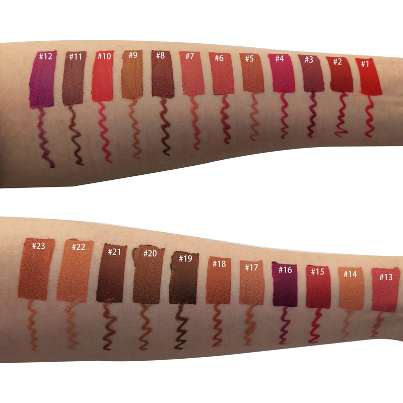 Lipstick Kit Supplier - OEM High Pigment 23 Color Waterproof Lip Liner Set