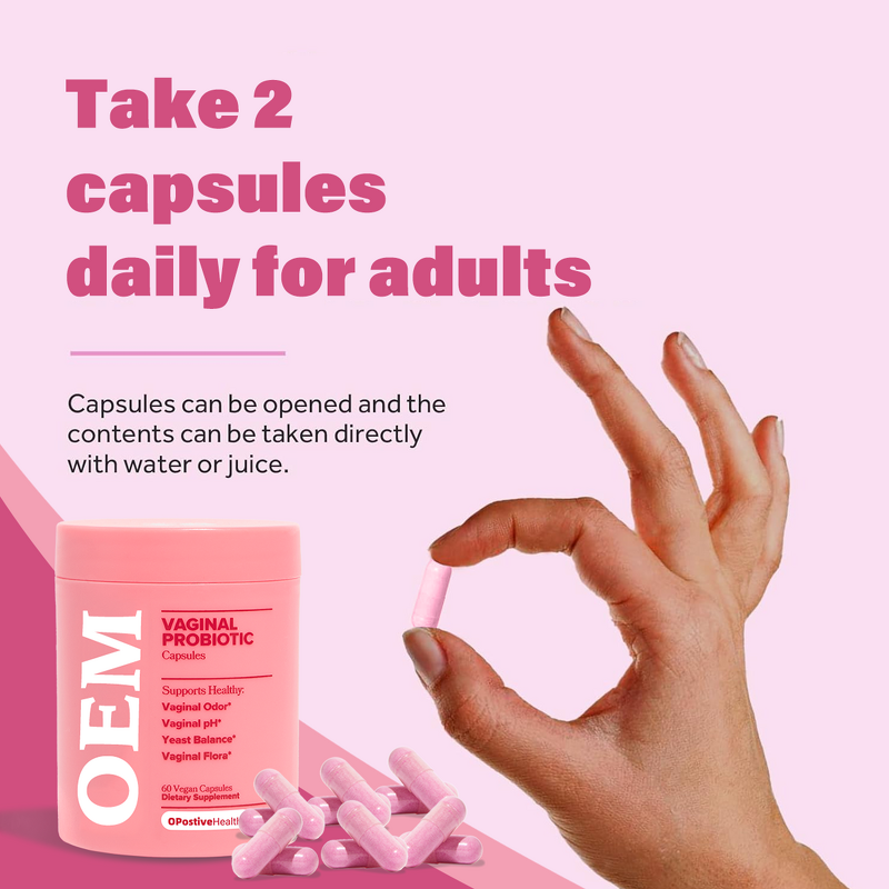 Probiotic Supplement Manufacturer - Stock Vaginal 60 Vegan Caps Odor Control pH Balance