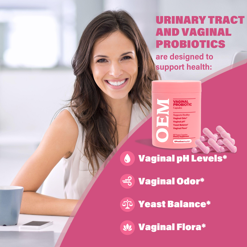 Probiotic Supplement Manufacturer - Stock Vaginal 60 Vegan Caps Odor Control pH Balance
