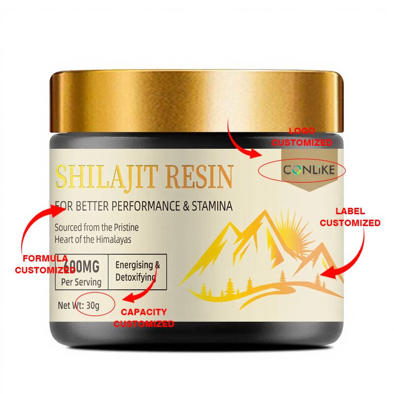 Supplement Manufacturer - Private Label Shilajit Resin Herbal Extract Vitamin Drum & Bottle