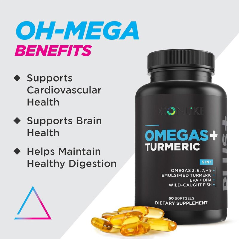 Softgel Capsule Manufacturer - OEM Fish Oil Omega 3 Turmeric Heart Brain Health