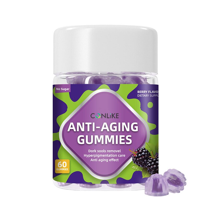 Gummy Manufacturer - Sugar Free Skin Brightening Vitamins A C D E 2 Gummies Daily