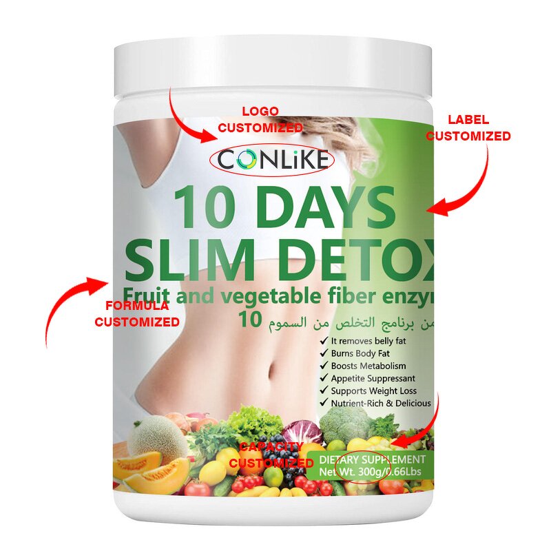 Powder Manufacturer - 10 Days Slim Detox Weight Control Digestion Fat Burning Halal
