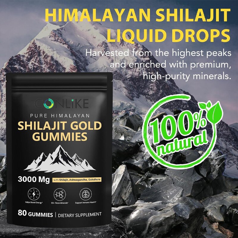 Gummy Manufacturer - Hot Selling Shilajit Resin Immune Support Organic Gummies