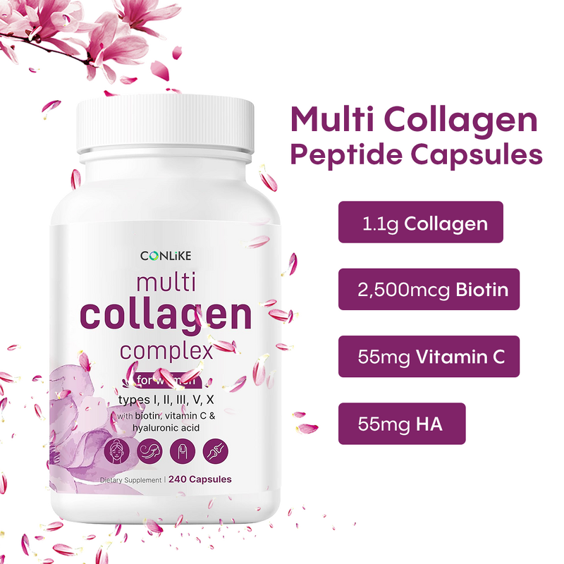 Collagen Capsule Manufacturer - Private Label Hair Skin Nails Joint Whitening Complex