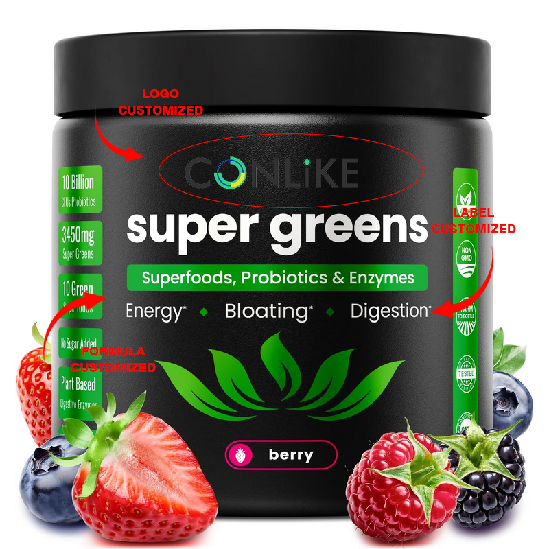 Powder Manufacturer - Private Label Super Greens Blend Detox Digest Cleanse