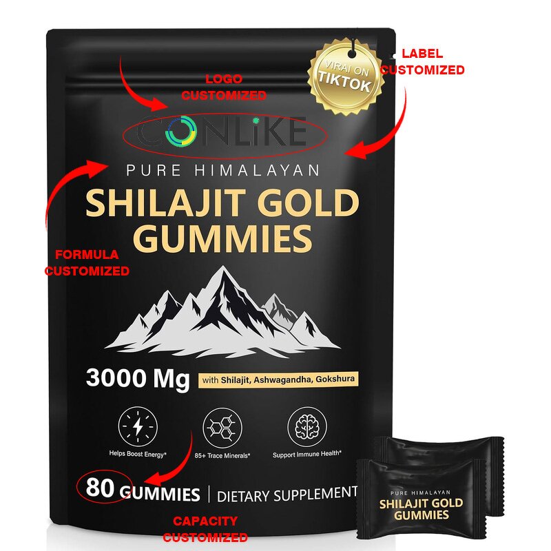 Gummy Manufacturer - Hot Selling Shilajit Resin Immune Support Organic Gummies