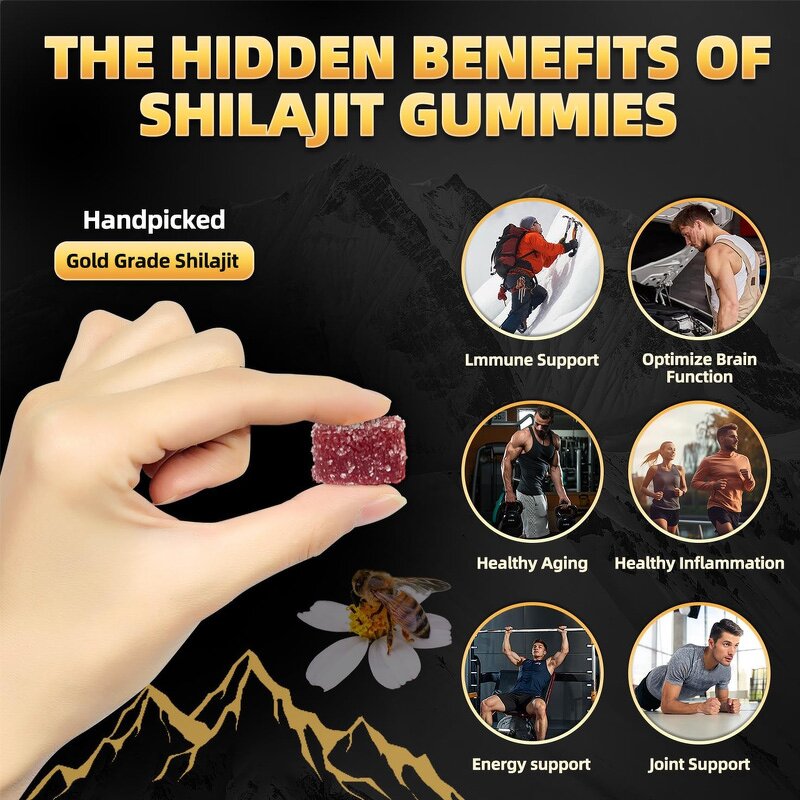 Gummy Manufacturer - Himalayan Shilajit Ashwagandha Immune Energy 60-count