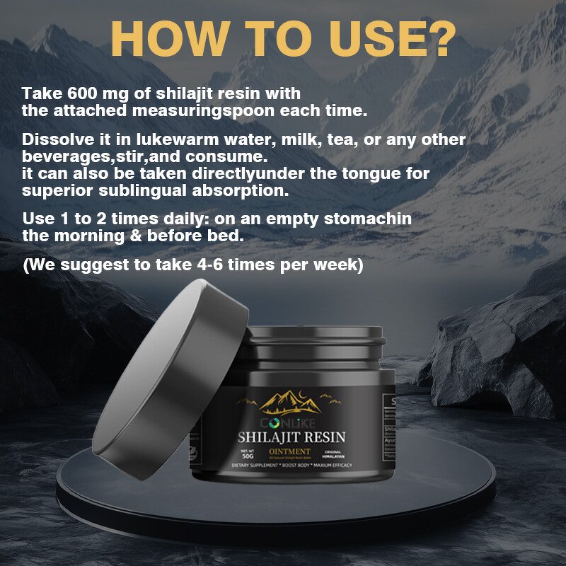 Liquid Supplement Manufacturer - OEM/ODM Gold Shilajit Herbal Vitamin Bottle Drum