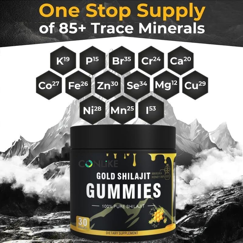 Gummy Manufacturer - Himalayan Shilajit Ashwagandha Immune Energy 60-count