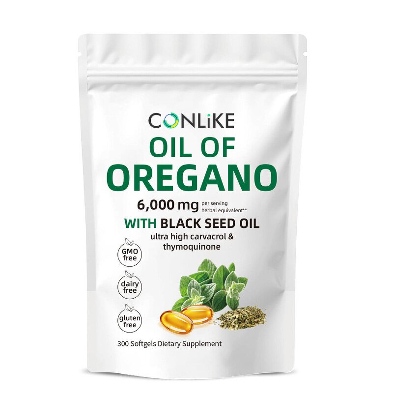 Softgel Capsule Manufacturer - Organic Oregano Extract Black Seed Oil Antioxidant Adult